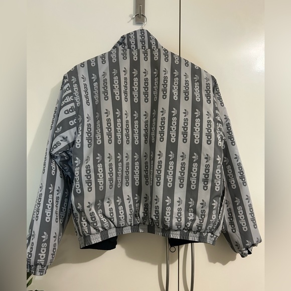 Authentic Adidas Black Jacket Reversible Bomber - Picture 7 of 7